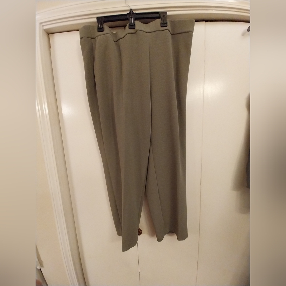 NWOT Kasper Khaki green trousers 3x Women's Trousers